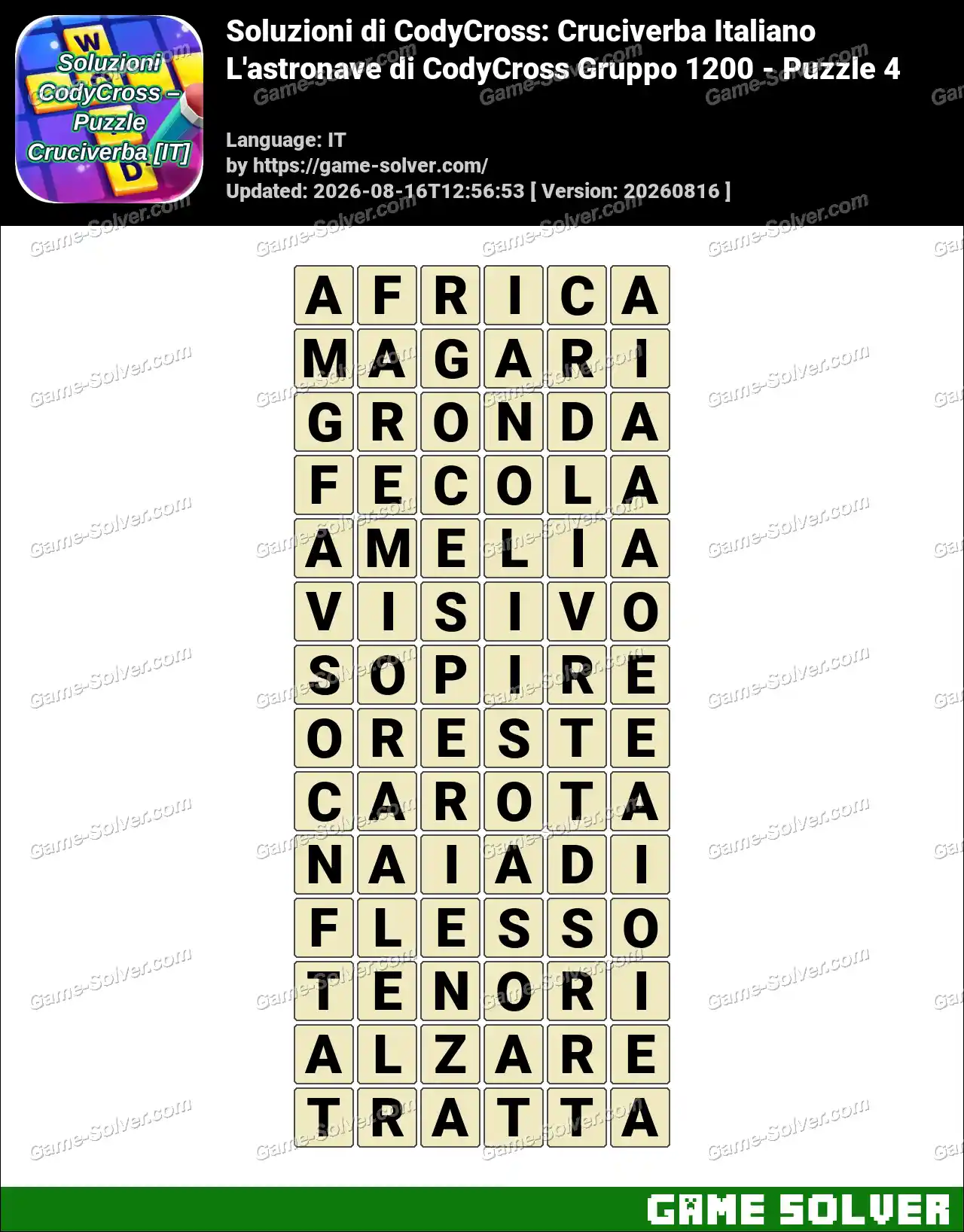 Soluzioni di CodyCross: Cruciverba Italiano L’astronave di CodyCross Gruppo 1200 – Puzzle 4